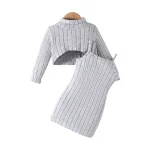 Newborn Baby Girls Clothes Set 6Months-3Years old Long Sleeve Striped Top and Suspenders Skirt Princess Dresses For Kids Girl - Image 8