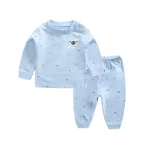 Baby Clothes Underwear r Kids Tops Pants Newborn Pajama Suit Home 100% Cotton Sets Boy Girls Warm Autumn Children's Clothing - Image 4