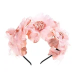 Baby Girls Child Photo Tools Hair Accessories Headwear Baby Headband Head Hoop Crown Hair Band - Image 9
