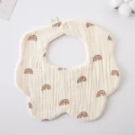 Newborn Bibs Burp Cloths For Baby Girls Boys Infants Cotton Saliva Towel Toddler Feeding Drool Bib Thickened Burp Cloths New - Image 4