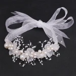 Sweet Performance Hair Accessories For Women Girls Elegant Headwear Kids Fairy Pearl Flower Hair Hoop Wedding Headbands Gifts - Image 14