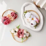 Baby Girl Headband Cute Flower Elastic Hair Band Newborn Head Toddler Headband Headwear Baby Hair Accessories Christmas Gifts - Image 6
