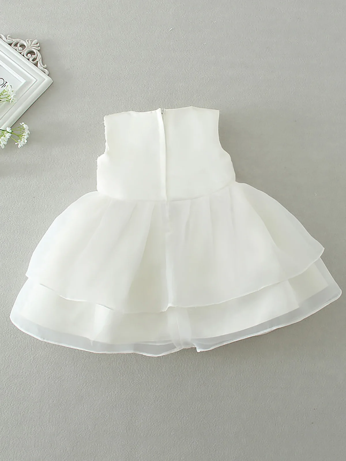 Clothes for Baby Girl 1 Year Baby Girl Christening Gift Dress Newborn Christening Dresses for Girls Christening White Clothes - Image 2