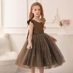 Baby Girls Summer Dresses 2 3 6 8 10Yrs Cute Kids Birthday Princess Dress Children Casual Clothes Sleeveless Girls Layered Dress - Image 14