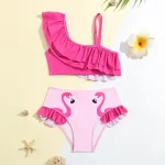 Baby Girls Swimsuits for Toddlers Kids 3pcs Bathing Suits Bikini - Image 2