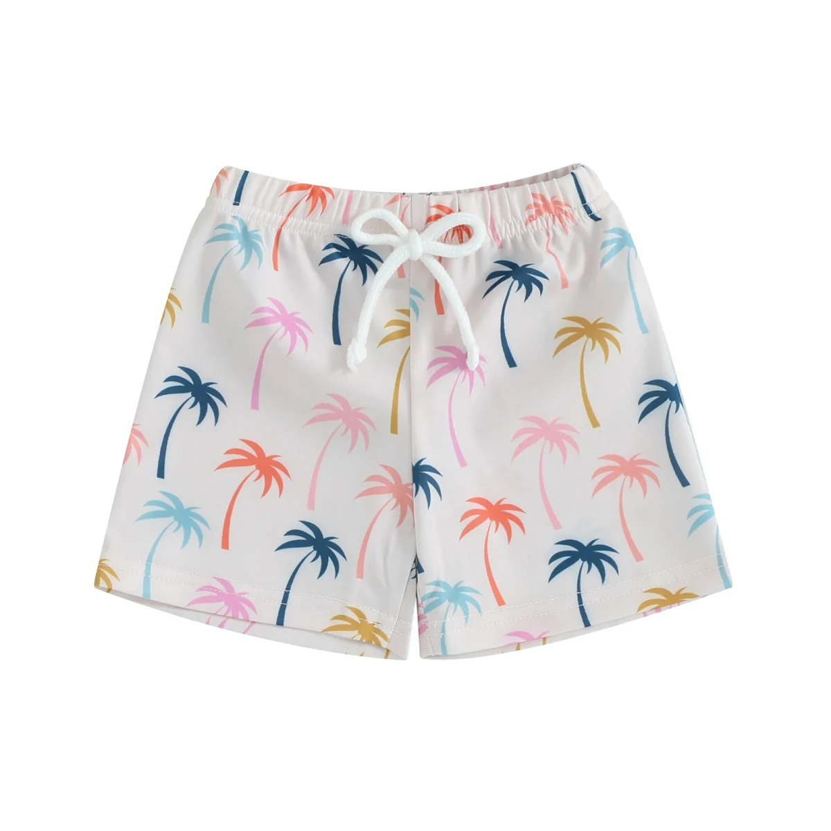 ma&baby 6M-4Y Infant Toddler Kid Baby Boy Swimsuit Animal Shell Coconut Tree Print Shorts Children Beachwear Bathing Suit - Image 8