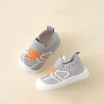 Baby Shoes Anti-slip Breathable Infant Crib Floor Socks with Rubber Sole for Children Girls Boys Mesh Shoes Soft Bottom Slippers - Image 9