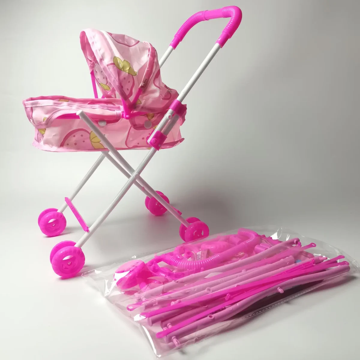Children Play House Toys Accessories Simulation Baby Hand Trolleys Assembly Toys Girls Toys Accessories Children's Birthday Gift - Image 1