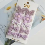 Trendy Adorable Children's Flower Hair Accessories Hair Clips Toddler Headwear Hair Decorations for Girls Cute Hairpins 10Pcs - Image 11