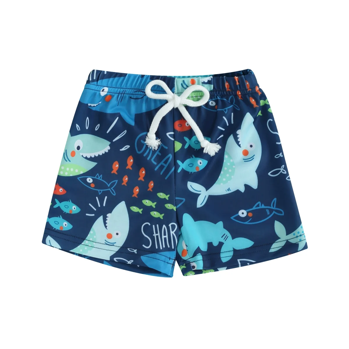 ma&baby 6M-4Y Infant Toddler Kid Baby Boy Swimsuit Animal Shell Coconut Tree Print Shorts Children Beachwear Bathing Suit - Image 10