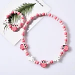 Girl Beads Toys Necklace + Bracelet Unicorn Baby Handmade Necklace Accessories Princess Children Birthday Gifts - Image 14