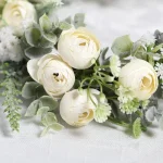 Fashion Women Girls Wedding White Flower Wreath Tiara Headband Floral Garlands Hairband Hair Accessories Bride Hair Jewelry - Image 3