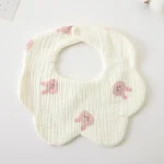 Newborn Bibs Burp Cloths For Baby Girls Boys Infants Cotton Saliva Towel Toddler Feeding Drool Bib Thickened Burp Cloths New - Image 11