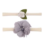 Baby Girl Headband Cute Flower Elastic Hair Band Newborn Head Toddler Headband Headwear Baby Hair Accessories Christmas Gifts - Image 21