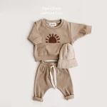 Spring Autumn Baby Boy Girls Clothes Cotton Girl Clothing Sets Long-Sleeved Sweatshirts+Pants Infant Clothes 2pcs Suit Outfits - Image 8