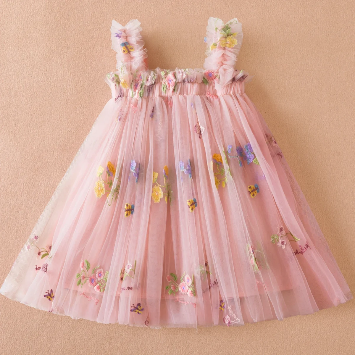 Baby Girl Clothes for Birthday Party 1-5Y Toddler Flower Elegant Luxury Dresses New 3D Butterfly Baby Dress Summer Sweet Outfits - Image 5