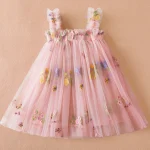 Baby Girl Clothes for Birthday Party 1-5Y Toddler Flower Elegant Luxury Dresses New 3D Butterfly Baby Dress Summer Sweet Outfits - Image 5