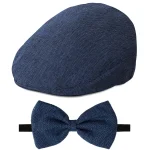 Baby Boy Cap Toddler Birthday Baptism Accessorie Newborn Christening Wedding Party Gift Kids Driver Hats with Bow Tie - Image 11