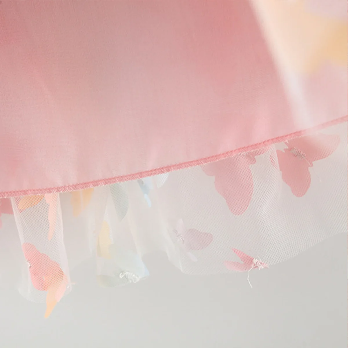 New Baby Girls Birthday Party Evening Dresses Summer Butterfly Wings Children Clothes Sweet Colorful Toddler Kids Costume - Image 6