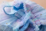 Baby Girls Clothes for Summer 1-5 Years Suspender Sleeveless Toddler Girls Dresses Rainbow Color Tulle Birthday Party Dress - Image 5