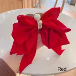 Fashion Girls Women Hair Accessories Headdress Big Bow Ponytail Clips Ribbon Bowknot - Image 10