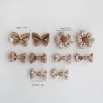 Trendy Adorable Children's Flower Hair Accessories Hair Clips Toddler Headwear Hair Decorations for Girls Cute Hairpins 10Pcs - Image 3