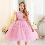 Baby Girls Summer Dresses 2 3 6 8 10Yrs Cute Kids Birthday Princess Dress Children Casual Clothes Sleeveless Girls Layered Dress - Image 11
