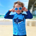 2025 New Boy Girl Swimwear Swim Suits Sun Protective Long Sleeve Children Swimsuits Children's Bathing Suit  Kids Swimming Suits - Image 3