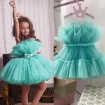 Baby 1st Birthday Clothes for Girls Princess Dress Tulle Wedding Evening Tutu Gown Christmas New Year Party Baby Dresses Wear - Image 2