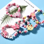 Girl Beads Toys Necklace + Bracelet Unicorn Baby Handmade Necklace Accessories Princess Children Birthday Gifts - Image 3