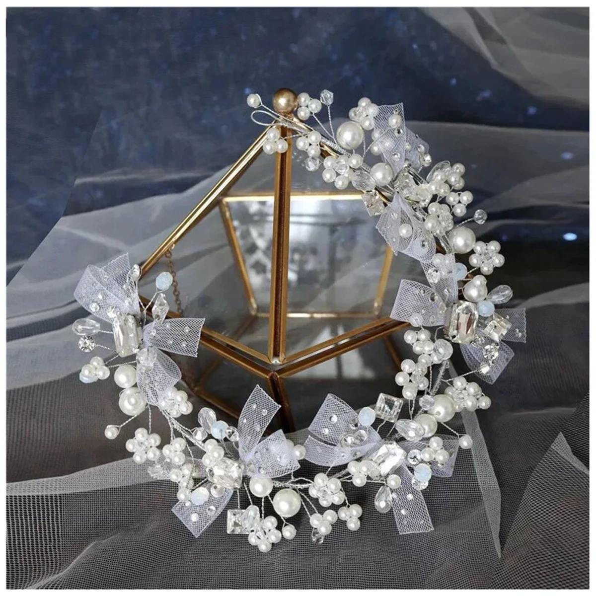 Girls Tiaras Hairpin Wedding Hair Accessories For Women Golden Crystal Crown Headdress Prom Headpiece Noiva Hair Jewelry - Image 7