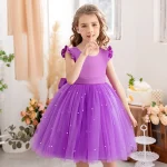 Baby Girls Summer Dresses 2 3 6 8 10Yrs Cute Kids Birthday Princess Dress Children Casual Clothes Sleeveless Girls Layered Dress - Image 23