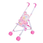 Trendy Interactive Dolls Pram Plastic Pretend Play Toys Doll Handcart Stable Doll Accessories for Boys Girls Babies - Image 7