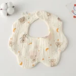 Newborn Bibs Burp Cloths For Baby Girls Boys Infants Cotton Saliva Towel Toddler Feeding Drool Bib Thickened Burp Cloths New - Image 9