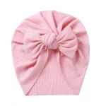 Baby Accessories For Newborn Toddler Kids Baby Girl Boy Turban Cotton Beanie Hat Winter Cap Knot Solid Soft Hospital Caps - Image 7