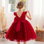 Baby Girls Summer Dresses 2 3 6 8 10Yrs Cute Kids Birthday Princess Dress Children Casual Clothes Sleeveless Girls Layered Dress - Image 8