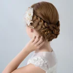 Girls' Hair Accessories, Children's Headdress, Wreath, Head Flower, Performance Accessories, Headdress Side Clip, New - Image 4