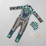 3-12Y Kid Boy Cartoon Big Boy Swimsuit Swimwear UV Sun Protection Swimming Costume Bathing Suit Outfit Korean Sunscreen - Image 9