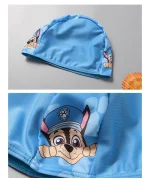 Kid Swimwear Pants Cap Set Baby Boy Swimsuit Shorts Cartoon PAW Patrol kids Swimming Trunks Gift - Image 5