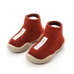 Baby Shoes Toddler First Walkers Infant Boys Girls Kids Rubber Soft Non-Slip Sole Floor Barefoot Casual Shoes Knit Booties - Image 8