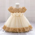 Toddler Girls 1st Birthday Clothes Bow Cute Baby Baptism Gown Kids Wedding Party Elegant Princess Vestidos Christmas Costume - Image 13