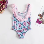Baby Girls Swimwear Toddler Kids Swimsuit Bikini Flower Girls 2424 Summer Beachwear Backless Children Bathing Suit 1 2 3 4 Years - Image 4