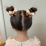 Kids Hair Accessories 10Pcs/Set Baby Girls Cute Hair Band Sweet Bow  Ties Elastic Rubber Princess Flower Headbands for Girls - Image 6