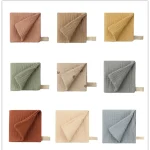 5PC Baby Towel New Born Items Stuff Muslin Squares Infant Newborn Hand Bath Shower Face Towels Soft Cotton Gauze Baby Washcloth - Image 5