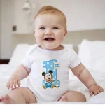 It's My 1st Birthday Baby Boy Clothes Short-sleeved First Birthday Party Clothing 100% Cotton Baby Boys Outfits - Image 3