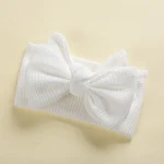 Baby Girl Hair Accessories Baby Headband Newborn Children's Headwear Knit Big Bow Double Layer Kids Hair Band Turban Headdress - Image 23