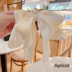 Fashion Girls Women Hair Accessories Headdress Big Bow Ponytail Clips Ribbon Bowknot - Image 11