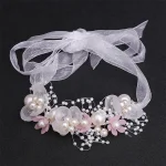 Sweet Performance Hair Accessories For Women Girls Elegant Headwear Kids Fairy Pearl Flower Hair Hoop Wedding Headbands Gifts - Image 13