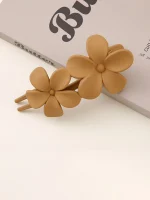 3pcs Trendy Flowers Hair Clips Decorative Hair Accessories Photography Party Props For Girls - Image 4