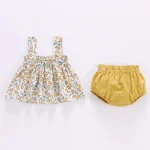 Lawadka Summer Thin Newborn Baby Clothes For Girls Set Print Mini Dress And PP Shorts 2Pcs Set Infant Baby Clothing Outfit 2024 - Image 4